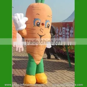 Factory Direct Sales Moving Inflatable Characters, Waking Cartoon Inflatable Cow Mascot Costume thumbnail-2