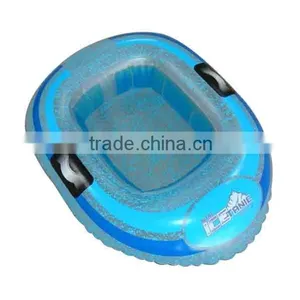 Inflatable Boat Cooler, Inflatable Floating Boat Shape Ice Cooler With Rope thumbnail-1