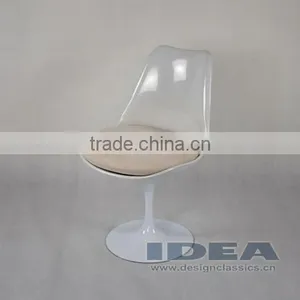 Replica Eero Saarinen Tulip Chair - White Cushion thumbnail-1