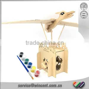 Best Selling Wooden Pterosaur Learning Toy in School Lesson thumbnail-1