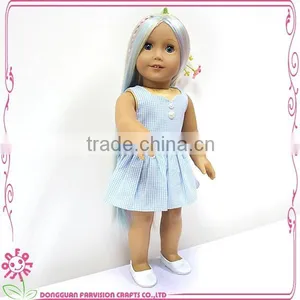 18" Fashion American Girl Doll Plastic Model Vinyl Baby Doll thumbnail-4