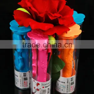 Super Mini 5 Plum Blossom Wired Selfie Stick Secret Garden Flower Selfie Stick For Christmas thumbnail-5