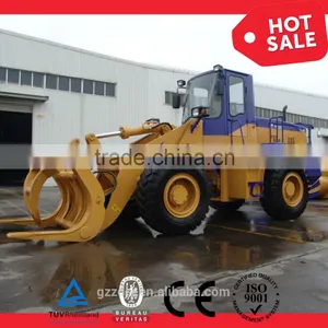 5T Fork Wheel Loaders for Sale With Wood Clipper,log Loader thumbnail-1