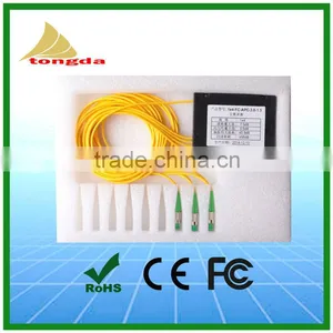 SC APC UPC Connector FTTH 1x2 PLC Fiber Optic Splitter thumbnail-5
