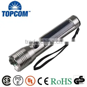 High Power Strong Light USB Charger Solar Power Led Torch Quality Choice thumbnail-1