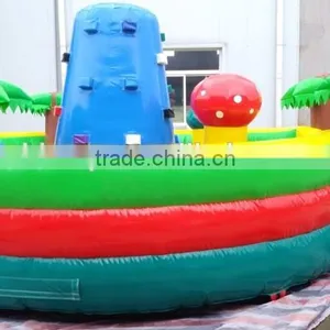 Forest Style Inflatable Outdoor Kid Party Event Bouncer Casle With Climbing Tower thumbnail-5