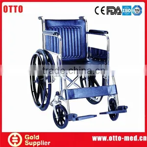 Elderly Steel Used Manual Wheelchair thumbnail-1