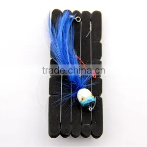 SURF POP RIG BLUE 1/0 FLOAT HOOK BAITED HOOK B/HOLDER 30LB thumbnail-1