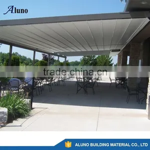 MOTORIZED ALUMINUM PERGOLA AWNING SYSTEM thumbnail-4