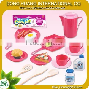 Girls Pink Plastic Cooking/kitchen Play Set thumbnail-1
