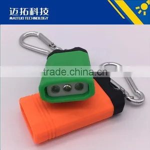 Emergency 3LED Keychain Flashlight 2*CR2032 Battery Promotional Magnet Light thumbnail-4