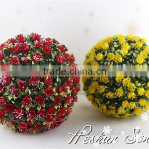 Manufacturer Export Garden Decor Artificial Boxwood Grass Ball Fake Topiary Ball thumbnail-2
