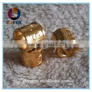 Hot Sale Gold Leg Rings Foot Tags Pigeon Rings Size 8mm thumbnail-1