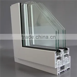 UPVC Steel Reinforcement Window Grill Design Horizontal or Vertical Sliding Windows thumbnail-4