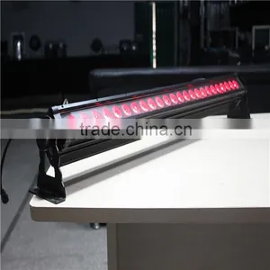 Hot Sale DMX LED Bar 24*Tri- RGB IP66 Waterproof Wall Washer LED Light thumbnail-1