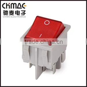 Kcd5 Gray Rocker Switch With Screws 15a 125vac With Neon CE TUV thumbnail-3