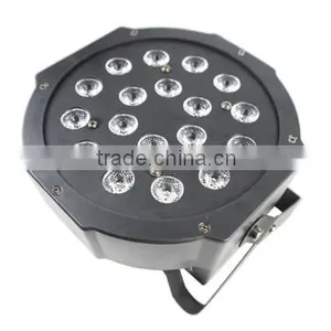 Guangzhou Cheap Color Changing 18Pcs 1W RGBW 4in1 Flat LED Par Light thumbnail-2