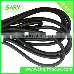 3mm Black Round Polyester Elastic String for Garment thumbnail-1