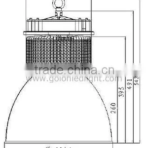 Car Garage Indoor Highbay Lighting CE RoHS DLC 5 Years Warranty LED Highbay Light 250W 200W 120W 100W thumbnail-4