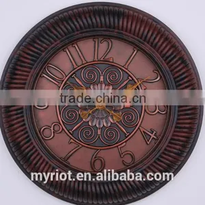 Plastic 20 Inch Round 50cm Decorative Antique Clock Grandfather thumbnail-1