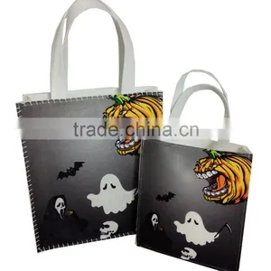 Various Designed Popular Felt Halloween Ghost Treat or Trick Candy Bags for Kids thumbnail-1