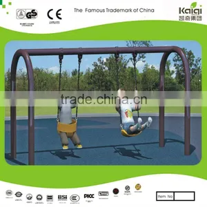 KAIQI Children Rubber Coated Swing Set for Outdoor Play Area thumbnail-1