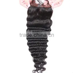 Virgin Hair Bundles With Lace Closure thumbnail-1