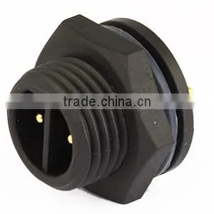 Standard 3pins Screw Type, Ip68 PCB Panel Front Mountwaterproof Connector thumbnail-1