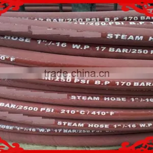 High Temperature Wire Braided Steam Hose, Red Color Steam Hose thumbnail-1