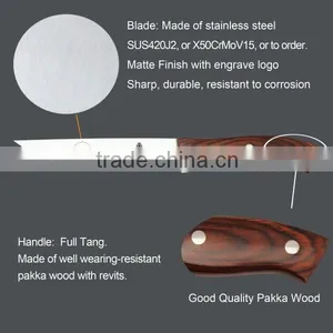Popular 3Cr13 Stainless Steel Bone Knife thumbnail-2