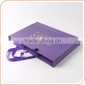 Feet Lock no Glue Flat Gift Box Clothes Packaging Plain Paper Box Supplier's Choice thumbnail-4