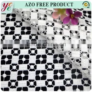 Popular Wholesale Dress Fabric African Chemical Lace Embroidery Fabric For Wedding Dress thumbnail-3