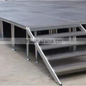 Coreat 18mm Non Slip Plywood Board Portable Outdoor Event Stage for Show and Performance thumbnail-1