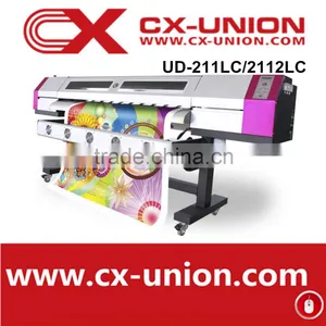 Galaxy UD-2112LC Indoor Outdoor Flex Pvc Vinyl Inkjet Printing Machine Eco Solvent Printer thumbnail-1