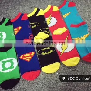 Super Hero Series Cool Young Man Ankle Socks Cheap Socks thumbnail-1