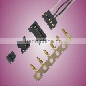 1.20mm Pitch Electrical Wire Harness Connectors Flash Gold Terminal Electrical Wire thumbnail-1