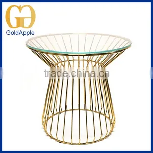Simple Style Garden Indoor Metal Wire Coffee Table High Bar Table thumbnail-2