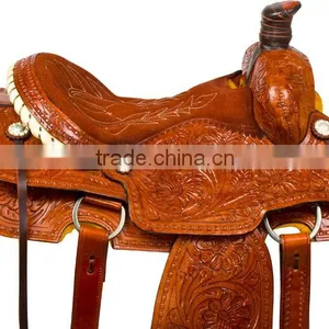 New Horse Western Pleasure Saddle Premium Quality WS159 thumbnail-3