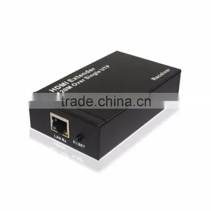 HDMI Extender Over Cat6x1 Cat5ex1 1080p up to 120M 50 Watt fm Transmitter for Hot Video Player thumbnail-2