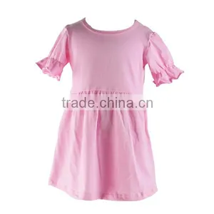 2016 Kaiyo OEM Service Girls Clothing Short Sleeve Pictures of Latest Gowns Designs Girls Pearl Dress Boutique Kids Clothes thumbnail-1