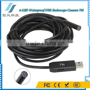 4 LED Waterproof 7M USB Endoscope Camera thumbnail-2