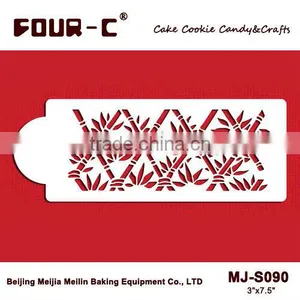 Bamboo Lattice Cake Border Stencil,border Decorating Pattern,cake Design Pattern thumbnail-1