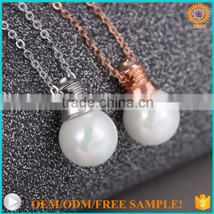 Professional Mother of Pearl Shell S925 Silver Light Bulb Pendant thumbnail-1