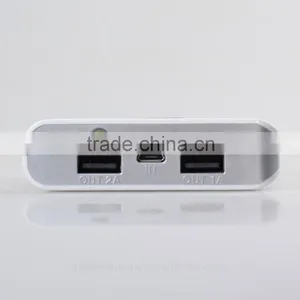 Dual USB 18650 Battery 10000mAh LCD Display Power Bank thumbnail-5