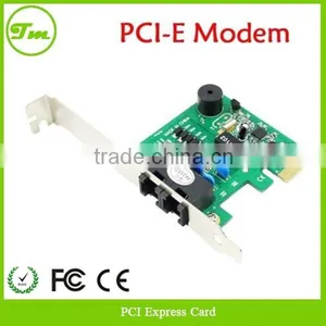 PCI-E Express 56K Internal Data/Fax Modem for Windows XP Vista Win7/8 32/64 Bit thumbnail-1