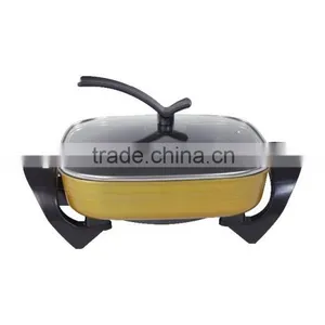 High End Multifunctional Non Stick Coating Home Electric Skillet thumbnail-1