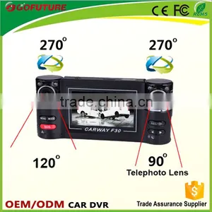 2.7 Inch Digital Zoom Dual-lens Install Camera in Car thumbnail-1