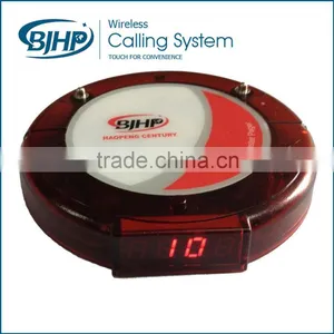 Wireless Transmitter and Receiver Vibrating Buzzer Pager for Restaurant /fast Food Court thumbnail-2