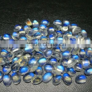 Natural Gemstone Type and Oval Cut Gemstone Shape Rainbow Moonstone 4X6 MM Gemstone thumbnail-1