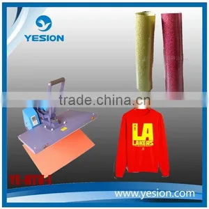 China Manufacturer Best Quality Cheap Price pu Pvc Transfer Film Glitter Textile Vinyl thumbnail-4